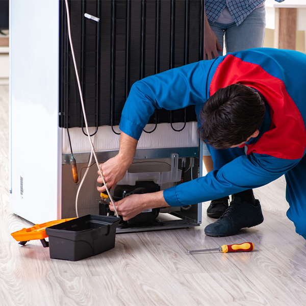 how much do you charge for refrigerator repair services in Delaware County